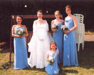 Karen and her bridesmaids