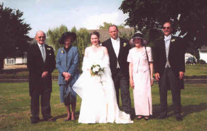 Bride, groom and parents