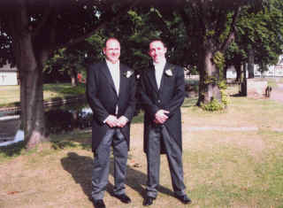 Groom and best man